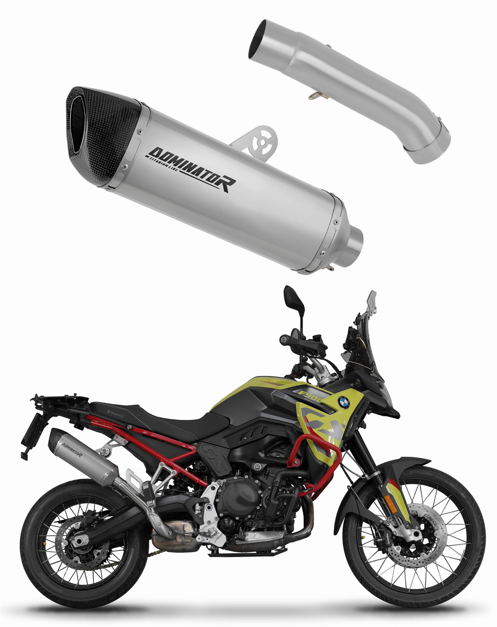 BMW F900 GS 2024 - 2025 Schalldämpfer Auspuff Titan HP6 + dB killer ...