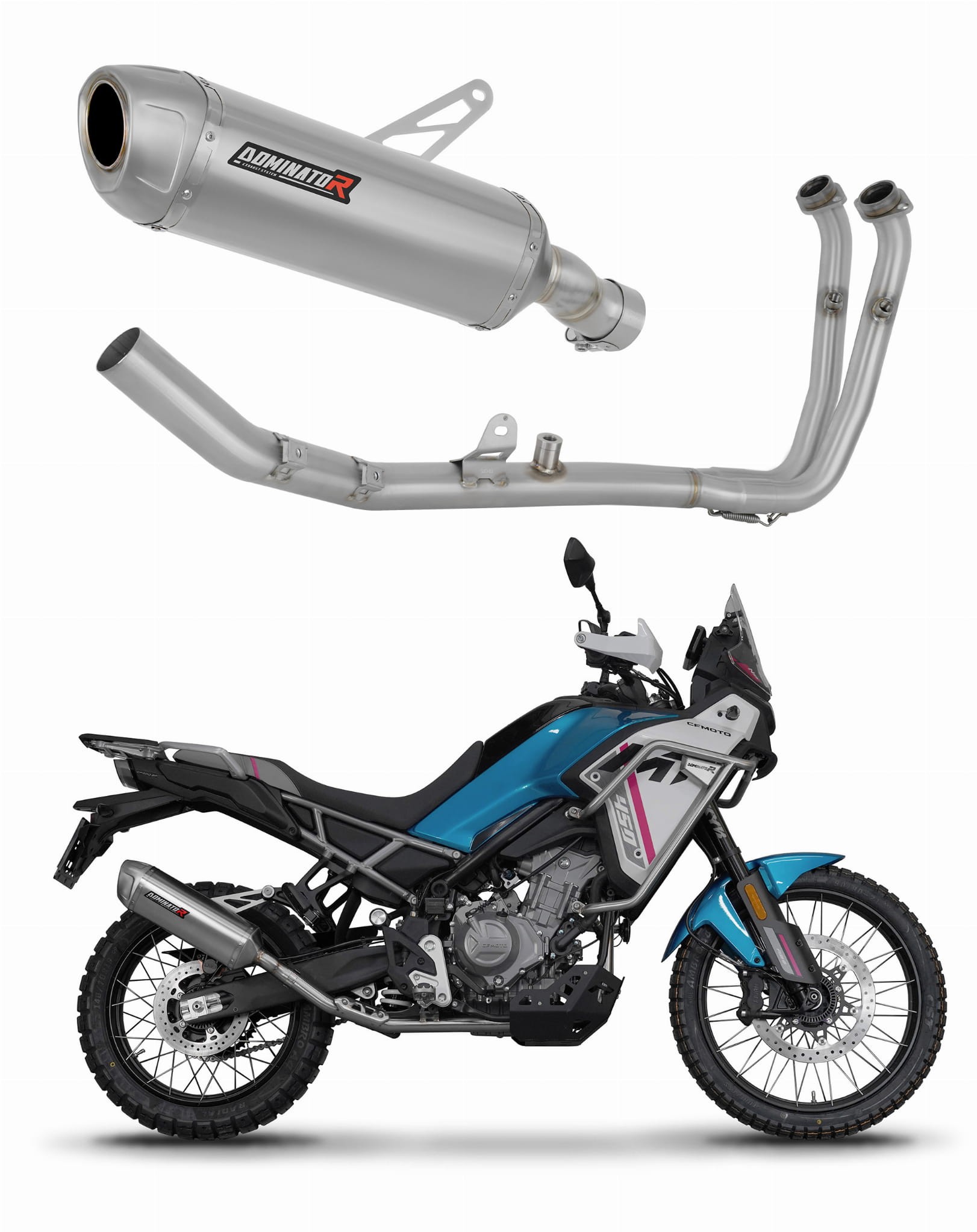 DOMINATOR Schalldämpfer Für BMW R1200ST (2004-2009) – Sport-Auspuff Aus Edelstahl, Inkl. DB-Killer & Montagesatz