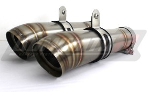 Triumph SPEED TRIPLE 1050 2005 - 2010 Schalldämpfer Auspuff GP2 + dB killer medium