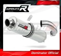 Auspuff Schalldämpfer DOMINATOR rund passend für Aprilia ETV 1200 Caponord 2013  2016 2