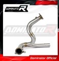 decat Mittelschalldämpfer DOMINATOR Mid Pipe passend für ETV 1200 Caponord 2013  2016 2