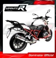 Auspuff Schalldämpfer DOMINATOR homologiert rund passend für R1200RS 2015  2018 3