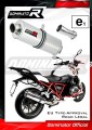 Auspuff Schalldämpfer DOMINATOR homologiert OVAL passend für R1200RS 2015  2018