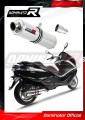 Auspuff Schalldämpfer DOMINATOR rund passend für Piaggio X10 125 2012  2016