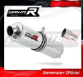 Auspuff Schalldämpfer DOMINATOR rund passend für Piaggio X10 125 2012  2016 2