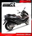 wydech tłumik DOMINATOR Okrągły pasujący do motocykla Piaggio X10 125 2012 - 2016 3