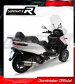 Auspuff Schalldämpfer DOMINATOR HP1 passend für Piaggio MP3 500 2008  2022 3