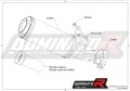 wydech tłumik DOMINATOR Homologowany GP pasujący do motocykla YZF R1 1000 RN32 2015 - 2016 6