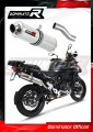 Auspuff Schalldämpfer DOMINATOR rund passend für Benelli TRK 502 X 2018  2021