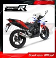 komplette Auspuffanlage mit Schalldämpfer DOMINATOR Full System HP3 passend für Honda CBR 125 R 2011  2018 3