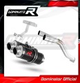 Auspuff Schalldämpfer DOMINATOR GP1 schwarz passend für Yamaha FZ6 2006  2010 2