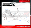 Auspuff Schalldämpfer DOMINATOR HP3 passend für Yamaha FZ6 2006  2010 8