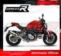 Monster 821 EXHAUST Ducati Muffler Auspuff Sportauspuff Silencer Echappement Silencieux Scarico Scarichi Escape Wydech Tłumik Carbon End Cap HP1 2018 - 2021 Dominator 3