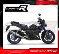 Auspuff Schalldämpfer DOMINATOR rund passend für Yamaha FZ8 FAZER 2010  2016 3