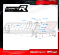 wydech tłumik DOMINATOR Owalny pasujący do motocykla Yamaha FZ8 FAZER 2010 - 2016