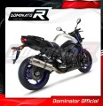 Auspuff Schalldämpfer DOMINATOR homologiert OVAL passend für FZ 8 N / FZ8 S FAZER 2010  2016 4