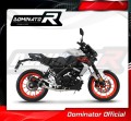 kompletny układ wydechowy z tłumikiem DOMINATOR Full System HP3 CZARNY pasujący do motocykla Yamaha MT 125 2020  2