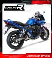 komplette Auspuffanlage mit Schalldämpfer DOMINATOR Full System GP1 schwarz passend für Suzuki GSF 650 BANDIT N / S 2005  2006