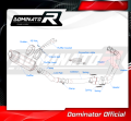komplette Auspuffanlage mit Schalldämpfer DOMINATOR Full System HP5 passend für Yamaha MT 09 2021  2023 5