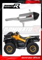 Auspuff Schalldämpfer DOMINATOR HP7 passend für Can am Outlander 650 2013  2017
