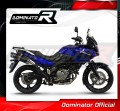 Auspuff Schalldämpfer DOMINATOR HP1 schwarz passend für Suzuki DL 650 VStrom 2004  2006 2