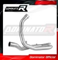 decat Mittelschalldämpfer DOMINATOR Mid Pipe passend für SUZUKI SFV 650 GLADIUS 2009  2015 2