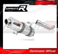 wydech tłumik DOMINATOR Owalny pasujący do motocykla Piaggio Vespa GTS 125 2007 - 2012 2