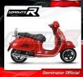 wydech tłumik DOMINATOR Okrągły pasujący do motocykla Piaggio Vespa GTS 125 2007 - 2012 4