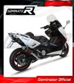 kompletny układ wydechowy z tłumikiem DOMINATOR Full System GP1 CZARNY pasujący do motocykla Yamaha XP 530 T-MAX 2012 - 2016