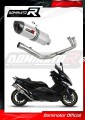 komplette Auspuffanlage mit Schalldämpfer DOMINATOR Full System HP1 passend für Yamaha TMAX 500 2008  2011