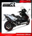 komplette Auspuffanlage mit Schalldämpfer DOMINATOR Full System HP1 schwarz passend für Yamaha XP 530 TMAX 2012  2016