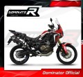 Auspuff Schalldämpfer DOMINATOR HP7 schwarz passend für Honda CRF 1000L Africa Twin 2016  2019 2