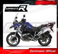 Auspuff Schalldämpfer DOMINATOR P7 schwarz passend für BMW R1200GS Adventure 2008  2009 2