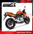 ER-6N ER-6F 650 EXHAUST Kawasaki Muffler Auspuff Sportauspuff Silencer Echappement Silencieux Scarico Scarichi Escape Wydech Tłumik Carbon Tip HP2 2006 - 2008 Dominator 2