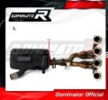 Suzuki GSXR 600 K8 K9 L0 2008 -2010  motorcycle Exhaust Muffler Auspuff Sportauspuff Silencer Echappement Silencieux Scarico Scarichi Escape Wydech Tłumik HP3 BLACK  LOW LEVEL  Dominator 6