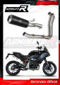 komplette Auspuffanlage mit Schalldämpfer DOMINATOR Full System GP schwarz passend für BMW F900XR 2020  2026