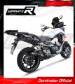 Auspuff Schalldämpfer DOMINATOR GP1 schwarz passend für Honda VFR 800 X Crossrunner 2015  2021