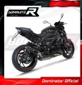 Suzuki GSX-S GSXS 1000 2015 - 2020 EXHAUST Muffler Auspuff Sportauspuff Silencer Echappement Silencieux Scarico Scarichi Escape Wydech Tłumik HP8 BLACK DOMINATOR EXHAUST SYSTEM 2