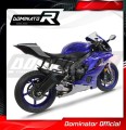 Yamaha YZF R6 2017 - 2022 EXHAUST Muffler Auspuff Sportauspuff Silencer Echappement Silencieux Scarico Scarichi Escape Wydech Tłumik GP3 Megaphone Titanium DOMINATOR EXHAUST SYSTEM 2