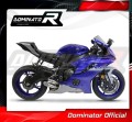 Yamaha YZF R6 2017 - 2022 EXHAUST Muffler Auspuff Sportauspuff Silencer Echappement Silencieux Scarico Scarichi Escape Wydech Tłumik GP3 Megaphone Titanium DOMINATOR EXHAUST SYSTEM 3