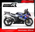 Auspuff Schalldämpfer DOMINATOR Bolton rund passend für Suzuki GSXR 1000 K1  K4 2001  2004 4