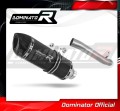 Auspuff Schalldämpfer DOMINATOR Slipon HP1 schwarz passend für Suzuki GSXR 1000 K1  K4 2001  2004 2