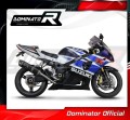 Auspuff Schalldämpfer DOMINATOR Slipon HP1 schwarz passend für Suzuki GSXR 1000 K1  K4 2001  2004 4