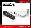 komplette Auspuffanlage mit Schalldämpfer DOMINATOR Full System HP1 schwarz passend für Kawasaki VERSYS 650 2015  2020 2