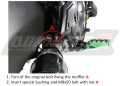 komplette Auspuffanlage mit Schalldämpfer DOMINATOR Full System HP1 schwarz passend für Kawasaki VERSYS 650 2015  2020 3