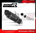 Auspuff Schalldämpfer DOMINATOR HP1 schwarz passend für Aprilia Pegaso 650 1997  2000 2