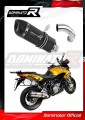 Auspuff Schalldämpfer DOMINATOR HP1 schwarz passend für Aprilia ETV 1200 Caponord 2013  2016