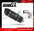 Auspuff Schalldämpfer DOMINATOR HP1 schwarz passend für Aprilia ETV 1200 Caponord 2013  2016 2