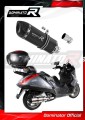 Auspuff Schalldämpfer DOMINATOR HP1 schwarz passend für Aprilia Atlantic 500 Sprint