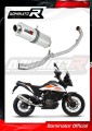 komplette Auspuffanlage mit Schalldämpfer DOMINATOR Full System OV passend für KTM 390 Adventure 2020  2023 2